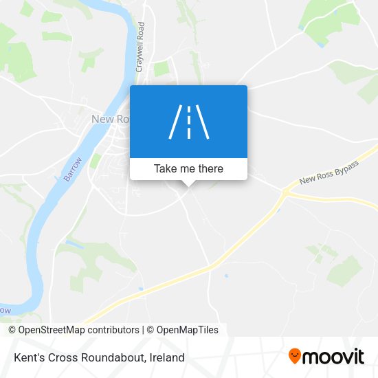 Kent's Cross Roundabout map