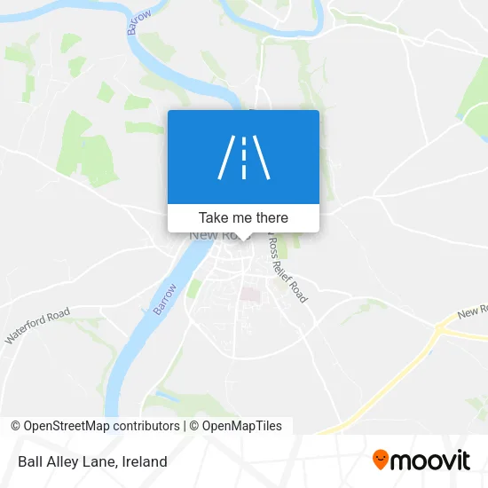 Ball Alley Lane map