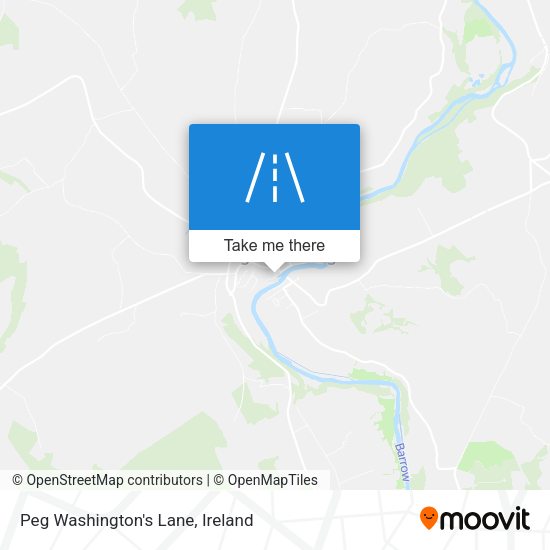 Peg Washington's Lane map