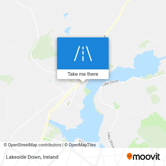 Lakeside Down map