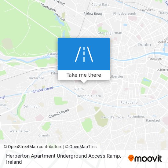 Herberton Apartment Underground Access Ramp map