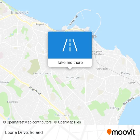 Leona Drive map