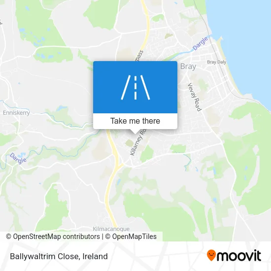 Ballywaltrim Close map