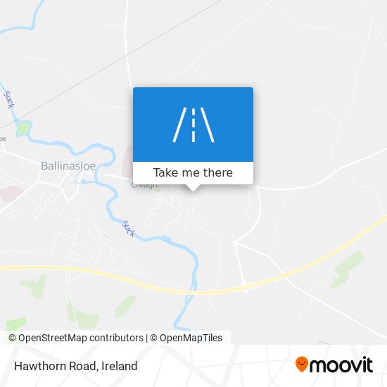 Hawthorn Road map