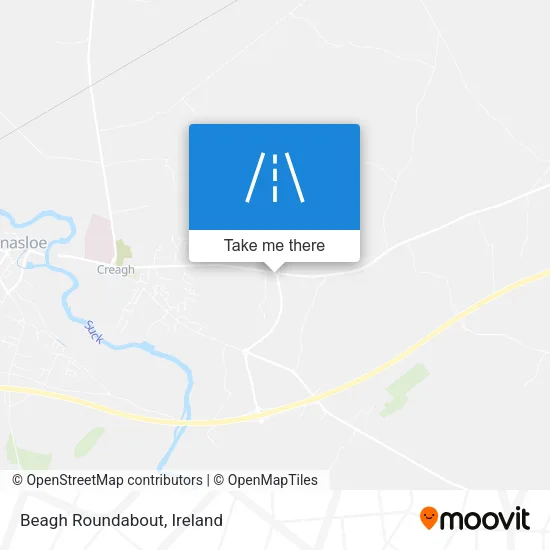 Beagh Roundabout map