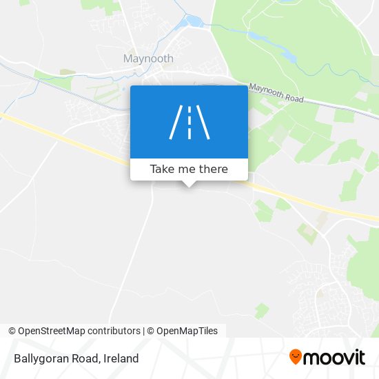 Ballygoran Road map