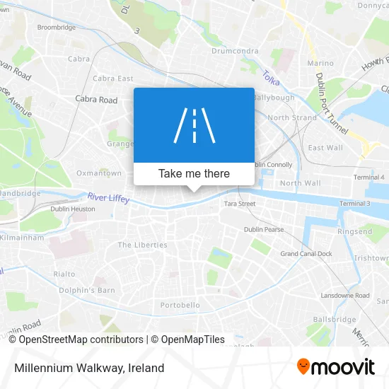Millennium Walkway map