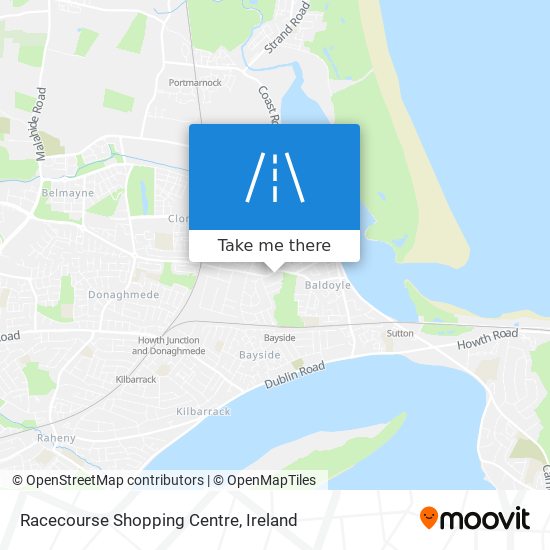 Racecourse Shopping Centre map