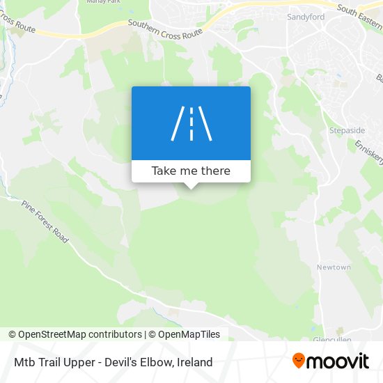 Mtb Trail Upper - Devil's Elbow map