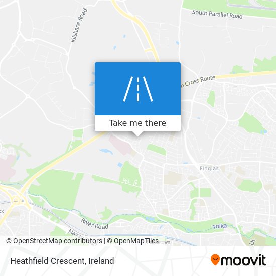 Heathfield Crescent map