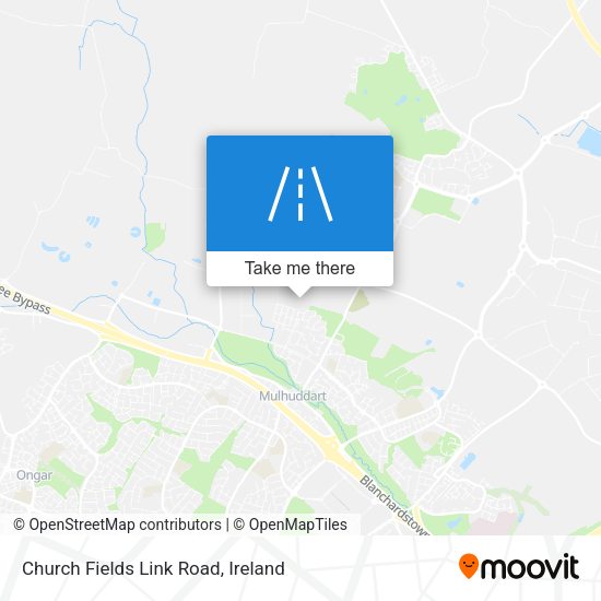 Church Fields Link Road map