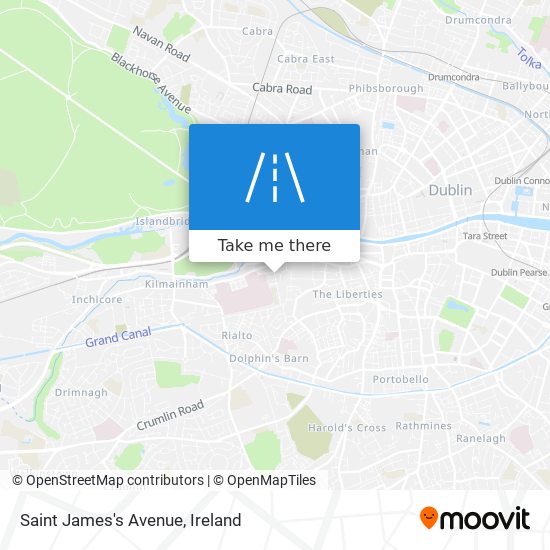 Saint James's Avenue map