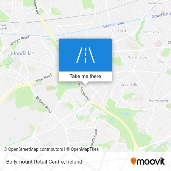 Ballymount Retail Centre map