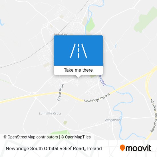Newbridge South Orbital Relief Road, map