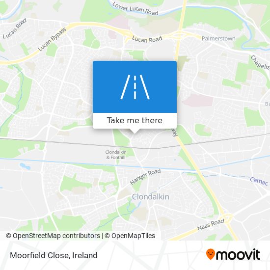 Moorfield Close map