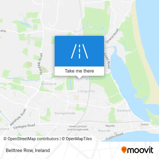 Belltree Row map