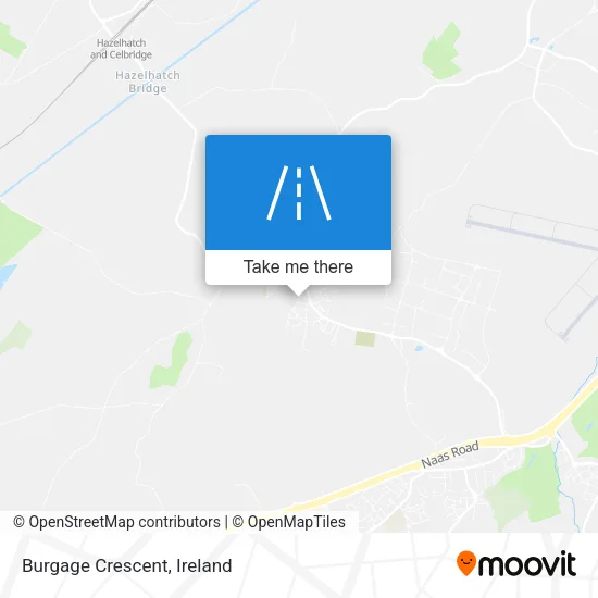 Burgage Crescent map