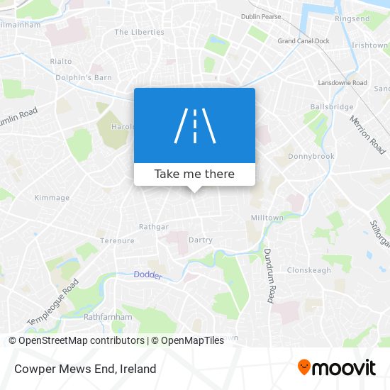 Cowper Mews End map