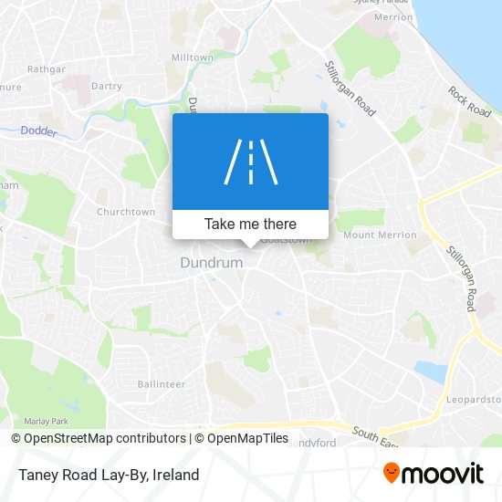 Taney Road Lay-By map