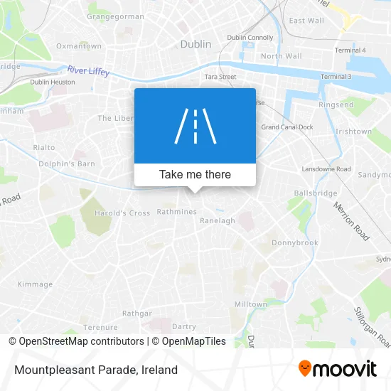 Mountpleasant Parade map