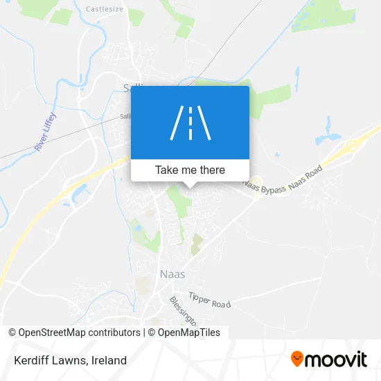 Kerdiff Lawns map
