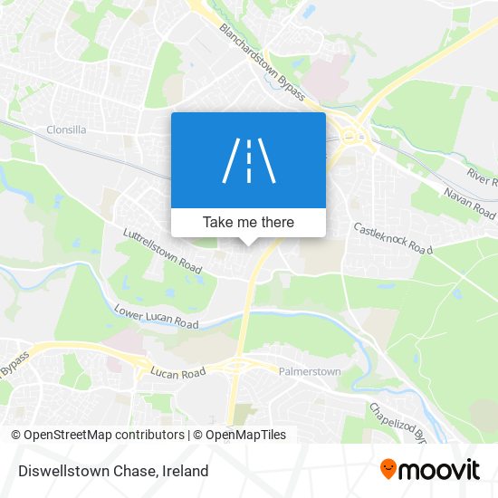 Diswellstown Chase map