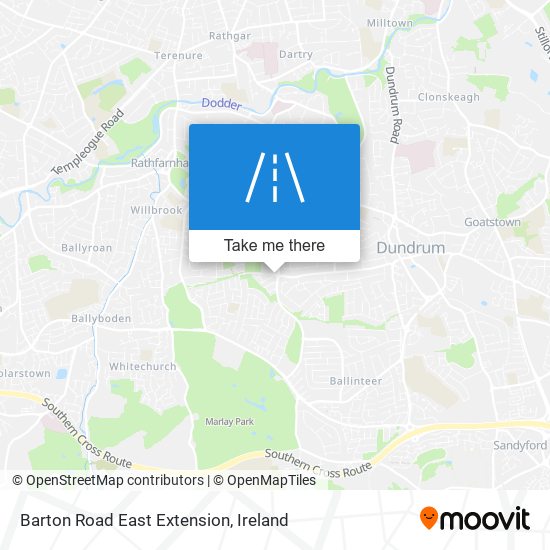 Barton Road East Extension plan