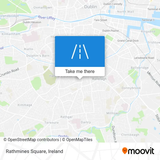 Rathmines Square map