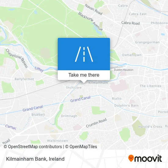 Kilmainham Bank map