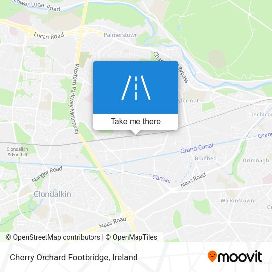 Cherry Orchard Footbridge map