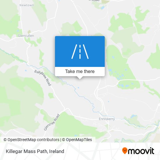 Killegar Mass Path map