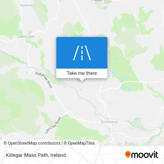 Killegar Mass Path map