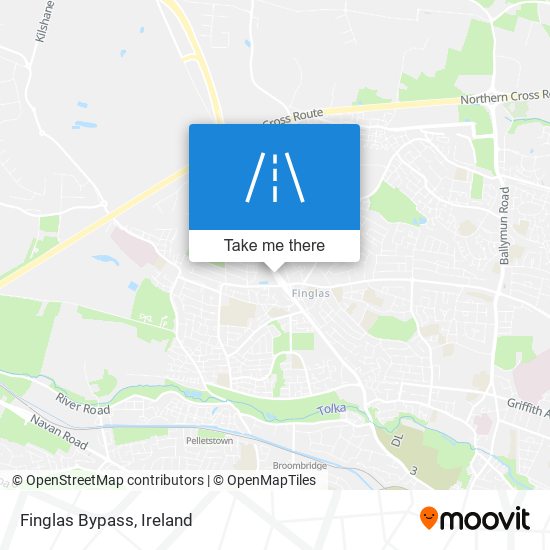 Finglas Bypass map