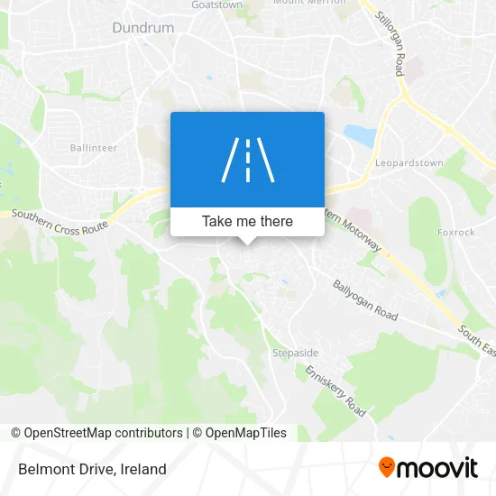 Belmont Drive map