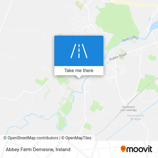 Abbey Farm Demesne map