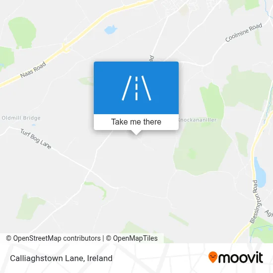Calliaghstown Lane map