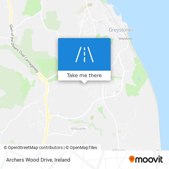 Archers Wood Drive map