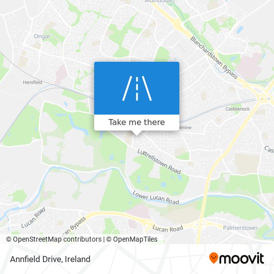 Annfield Drive map