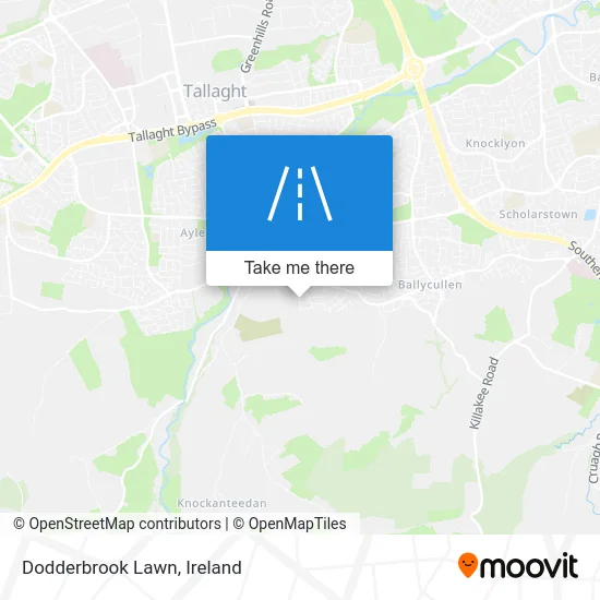 Dodderbrook Lawn map