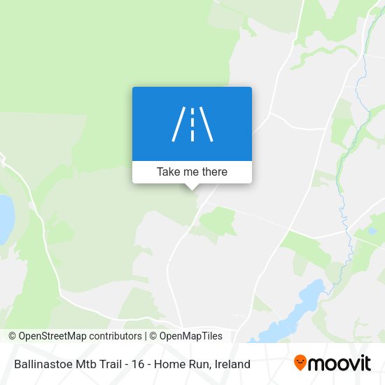 Ballinastoe Mtb Trail - 16 - Home Run map
