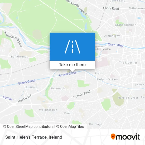 Saint Helen's Terrace map