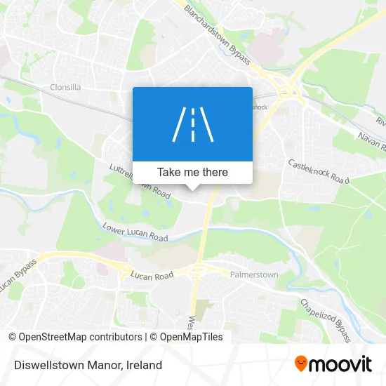 Diswellstown Manor map