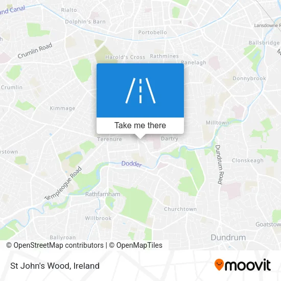 St John's Wood map