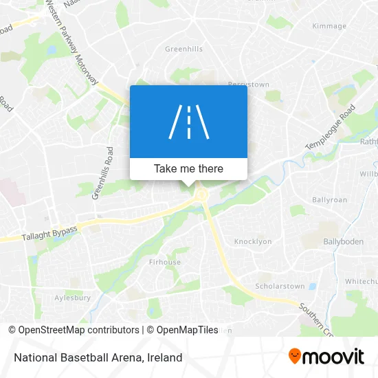 National Basetball Arena map