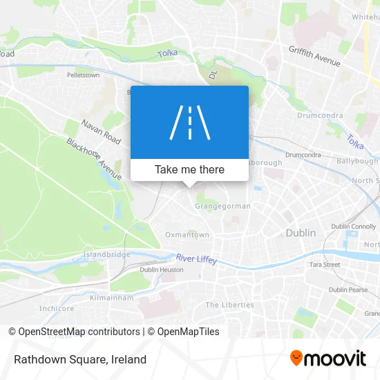 Rathdown Square map