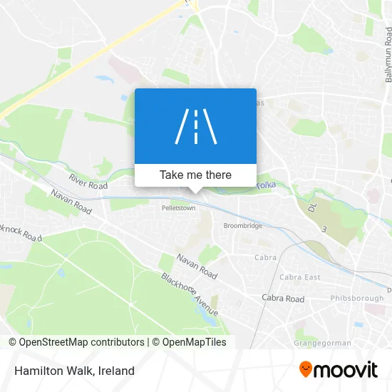 Hamilton Walk map
