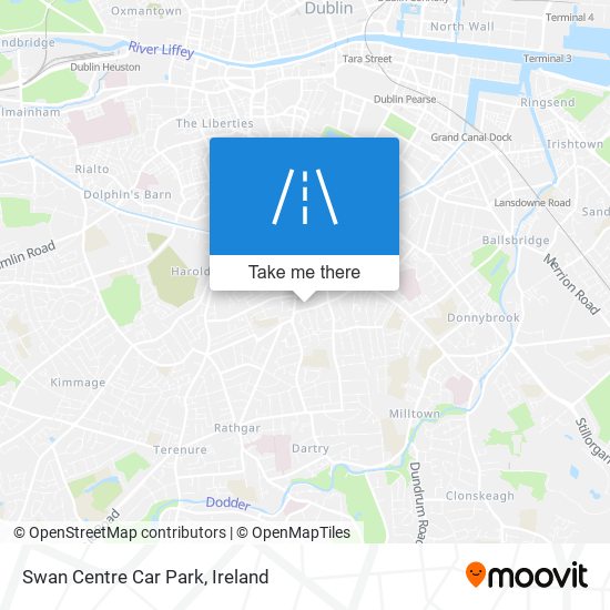 Swan Centre Car Park map