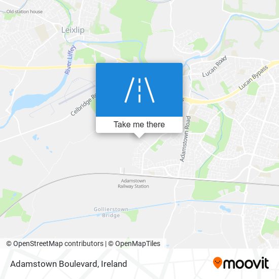 Adamstown Boulevard map