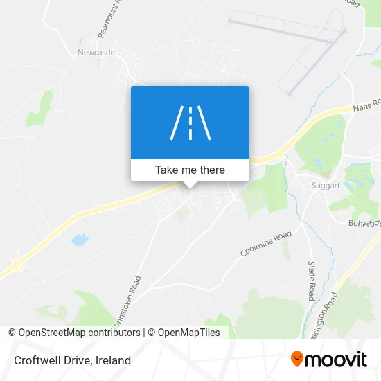 Croftwell Drive map