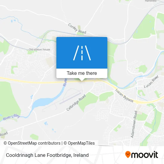 Cooldrinagh Lane Footbridge map